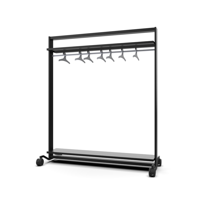 [42002] FlexWall Mobile Rack (Svart)